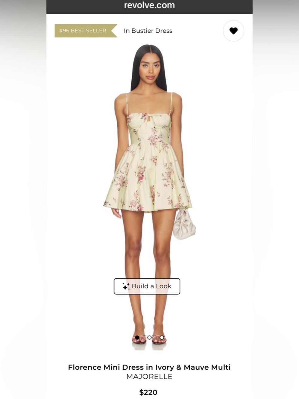 Majorelle White Floral Bustier Sundress Pink Rose Large excellent condition - Picture 2 of 3